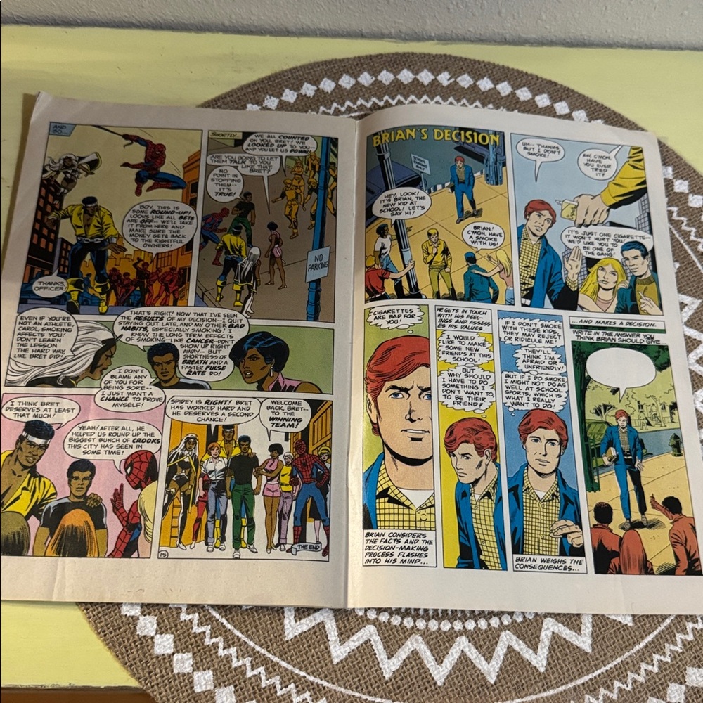 Vintage Spider-Man Marvel Cancer Society Comic - Picture 7 of 7